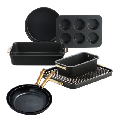 Padova Reserve 8-delige set Gold & Black