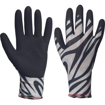 Kixx handschoen zebra white maat 7