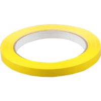 Zakkensluiter | PVC | 9mm | geel | 16 stuks