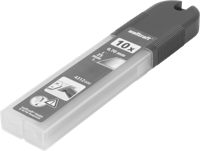 Wolfcraft professionele afbreekmessen | 0,7 x 25mm | 10 stuks - 4312000