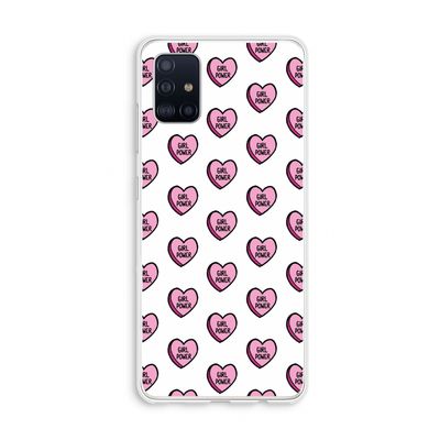 GIRL POWER: Galaxy A51 4G Transparant Hoesje