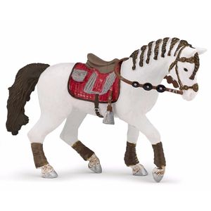 Plastic speelgoed figuur trendy paard 14.5 cm