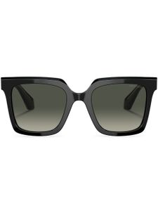 Giorgio Armani lunettes de soleil à monture oversize - Noir