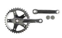 Vinty crankstel 36t. spieloos 130mm 1/8 zilver