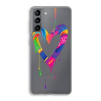 Melts My Heart: Samsung Galaxy S21 Transparant Hoesje