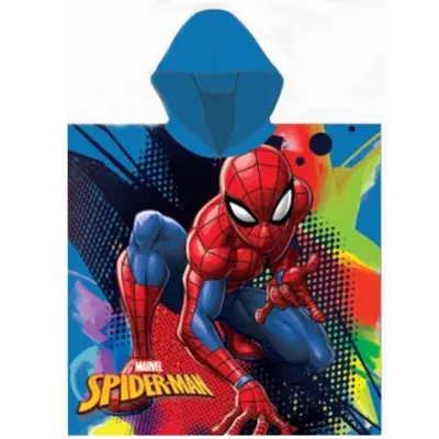 Spiderman poncho 55 x 110 cm
