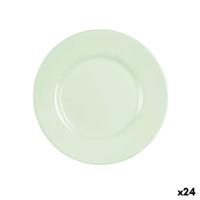 Dessertbord Luminarc Plumi Paradise Groen Glas Ø 19 cm (24 Stuks)