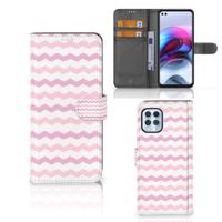Motorola Moto G100 | Telefoon Hoesje | Waves Roze