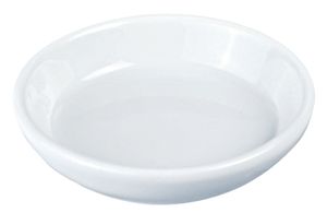 Wit sausbord - White Series - Keramiek - 9cm