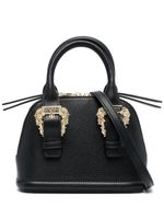 Versace Jeans Couture sac à main en cuir à boucle logo - Noir