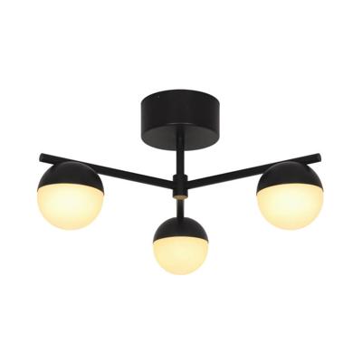 Nordlux Zwarte plafondlampContina design 3-lichts - 2512096003
