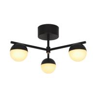 Nordlux Zwarte plafondlampContina design 3-lichts - 2512096003
