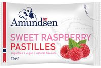 Amundsen - Pastilles Raspberry 25 Gram 24 Stuks