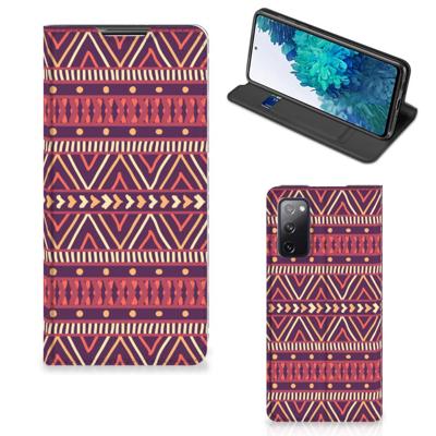 Samsung Galaxy S20 FE | Hoesje met Magneet | Aztec Paars