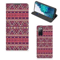 Samsung Galaxy S20 FE | Hoesje met Magneet | Aztec Paars