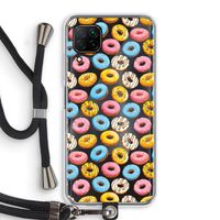 Pink donuts: Huawei P40 Lite Transparant Hoesje met koord