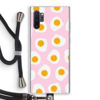 Dancing eggs: Samsung Galaxy Note 10 Plus Transparant Hoesje met koord
