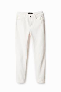 Skinny enkeljeans - WHITE - 42