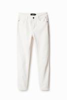 Skinny enkeljeans - WHITE - 46