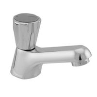 Venlo Nimbus II Messing Keramisch toiletkraan laag met perlator chroom f3095aa