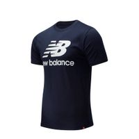 New Balance T-shirt donkerblauw/wit - thumbnail