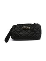 MC2 Saint Barth Kids pochette matelassée à logo brodé - Noir