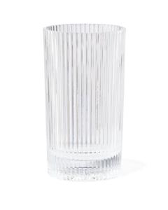 HEMA Longdrink 380ml Glas Ribbel