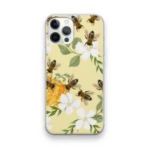 No flowers without bees: iPhone 12 Pro Transparant Hoesje