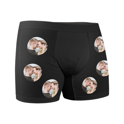 Boxershort bedrukken - XL - Zwart