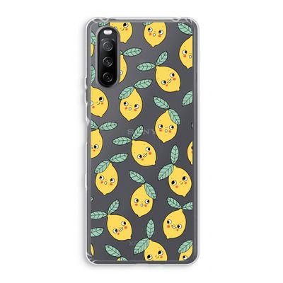 Citroenen: Sony Xperia 10 III Transparant Hoesje
