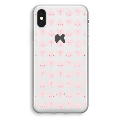 Ass 'n Titties: iPhone XS Transparant Hoesje