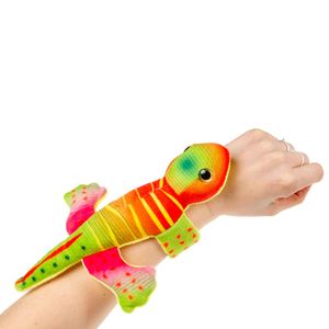 LG-Imports Klaparmband pluche hagedis