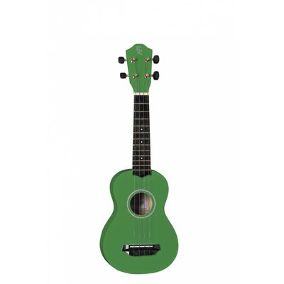 Rattlesnake Houten Ukulele 53 Cm Met 4 Snaren Groen