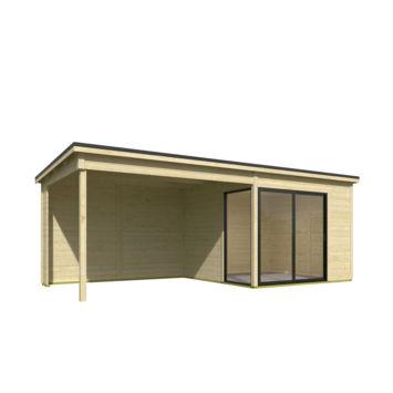 Blokhut Julia 295x295 Aanbouw - Outdoor life