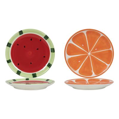 Bordje meloen of sinaasappel 18cm