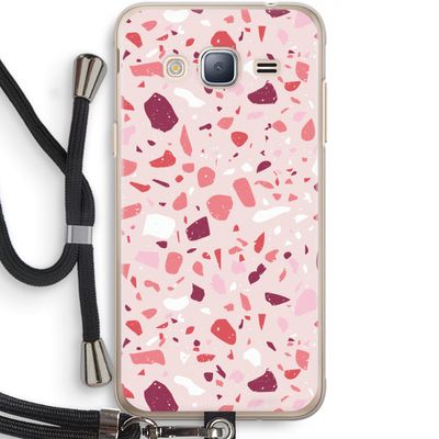 Terrazzo N°15: Samsung Galaxy J3 (2016) Transparant Hoesje met koord