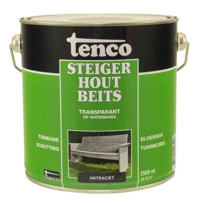 Steigerhoutbeits antraciet 2,5l verf/beits - Tenco