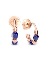 Dodo boucles d'oreilles minis Granelli en or rose 9ct