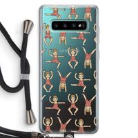 Gymboys: Samsung Galaxy S10 Plus Transparant Hoesje met koord