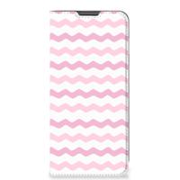 Motorola Moto G22 | Hoesje met Magneet | Waves Roze