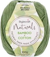 Stylecraft Naturals - Bamboo + Cotton DK 7126 Spring Green