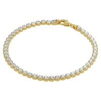 Tennisarmband Zirkonia Goudkleurig 3,0 mm