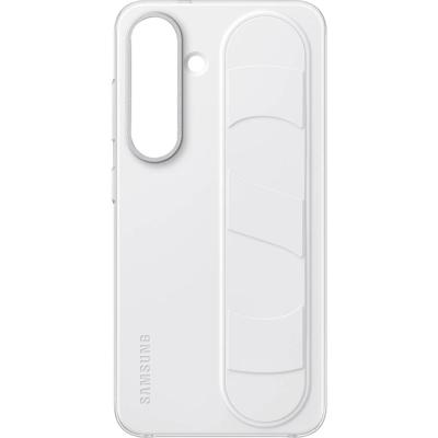 Samsung Standing Grip Backcover Samsung Galaxy S25 Wit Geïntegreerde handgreep voor mobiele telefoon, Met standfunctie
