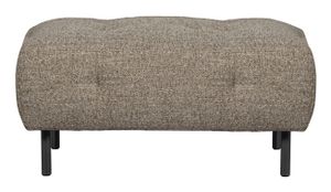 WOOOD Hocker 'Lloyd' Geweven stof, kleur Bruin Melange