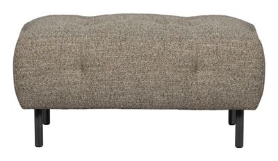 WOOOD Hocker 'Lloyd' Geweven stof, kleur Bruin Melange