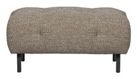 WOOOD Hocker 'Lloyd' Geweven stof, kleur Bruin Melange