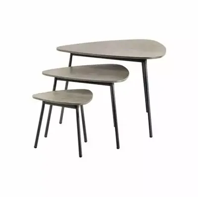 Bijzettafel Kos driehoek - 40x38x35 cm