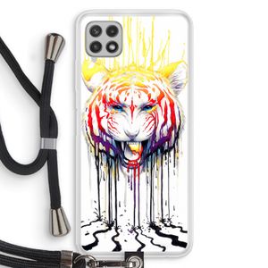 Fading: Samsung Galaxy A22 4G Transparant Hoesje met koord