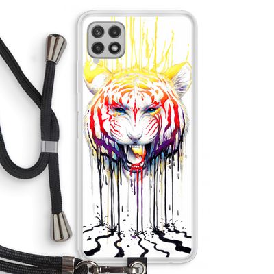 Fading: Samsung Galaxy A22 4G Transparant Hoesje met koord