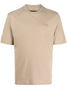 rag & bone t-shirt à logo imprimé - Marron